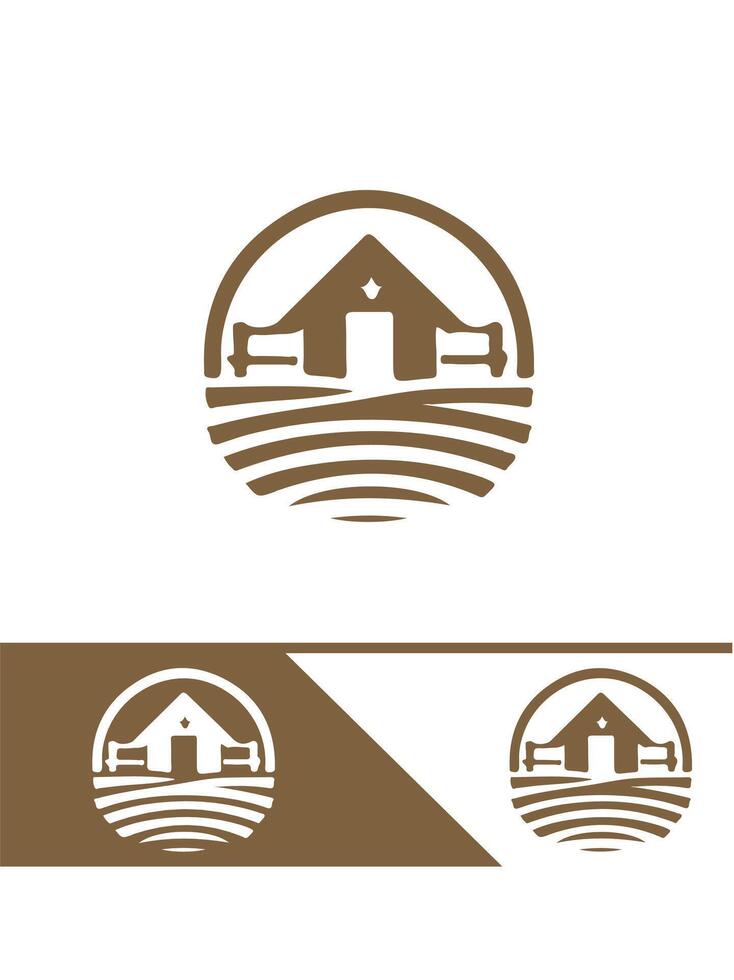Earths Bounty Farms FARM FIELD logo vector