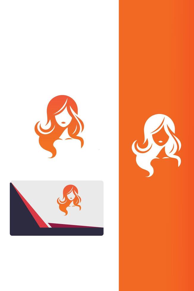 Flamingo Feathered Princess Logo Design vector