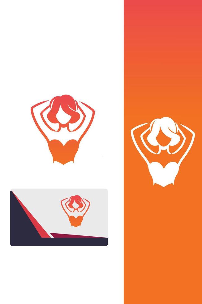 The Flamingo Spirit Logo Design vector