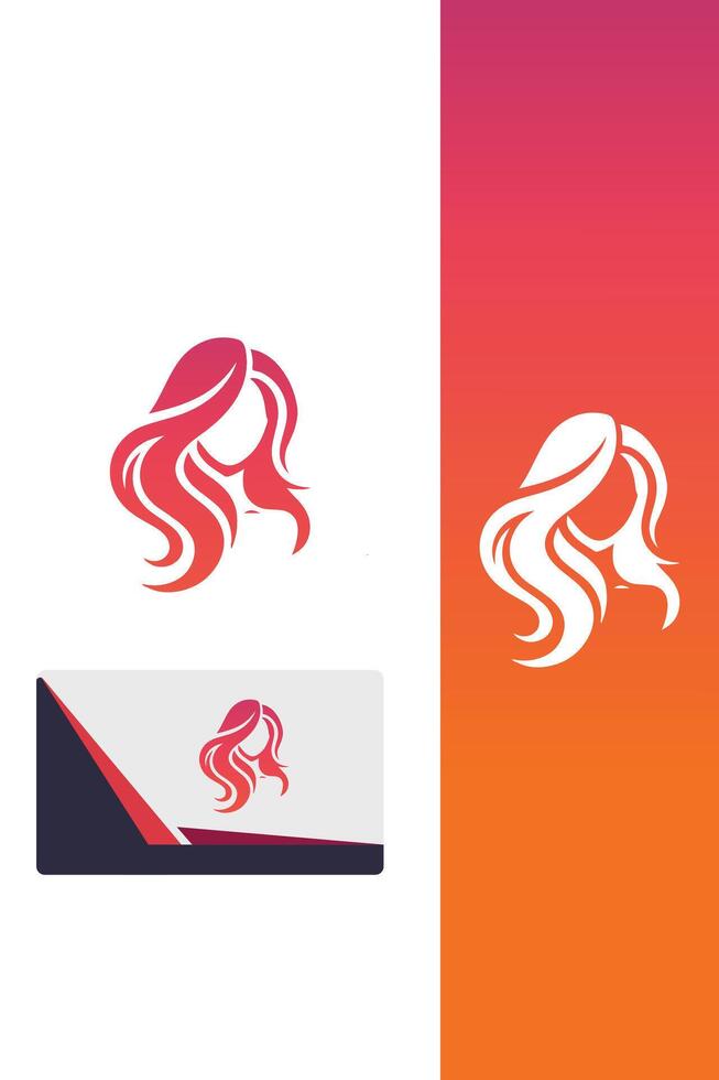 Flamingo Style Logo Design vector