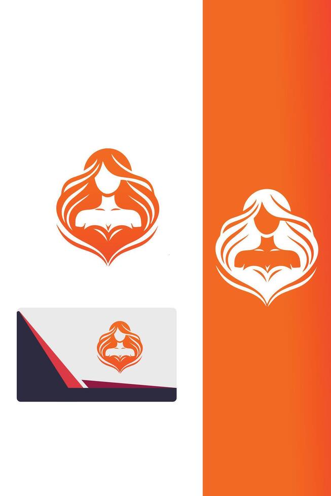 Magic Flaminine Girl Logo vector