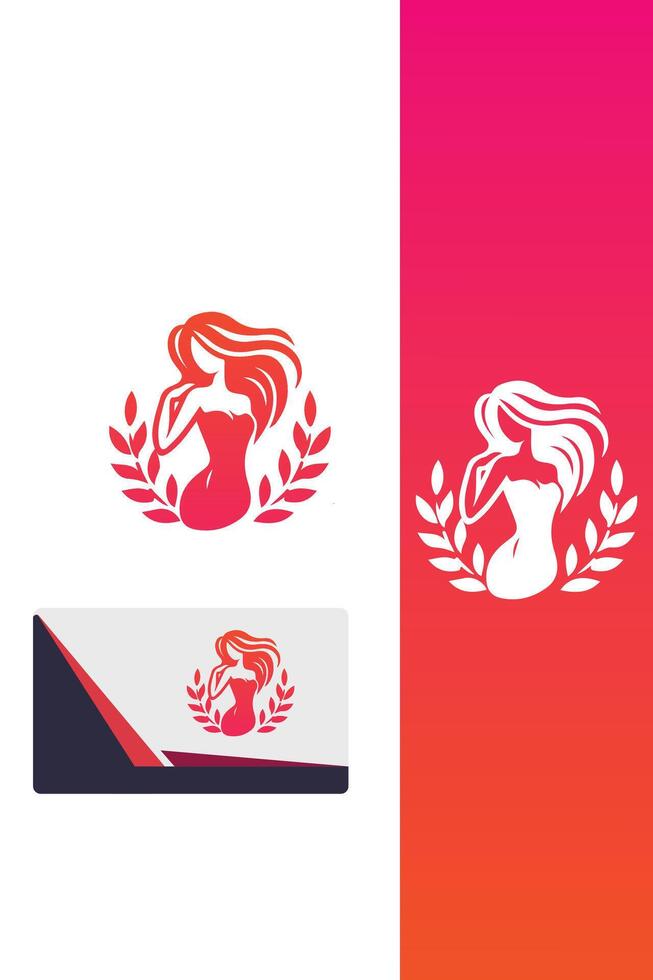 Charm Flaminine Girl Logo vector