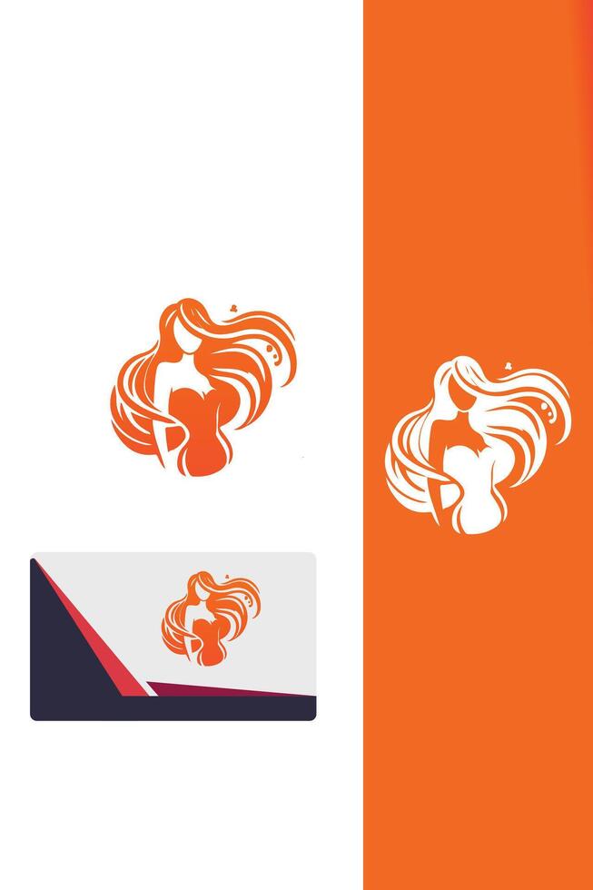 Joy Flaminine Girl Logo vector
