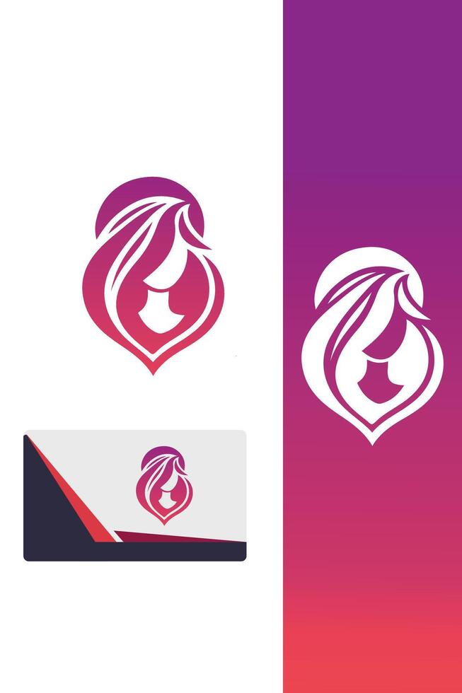 Allure Flaminine Girl Logo vector