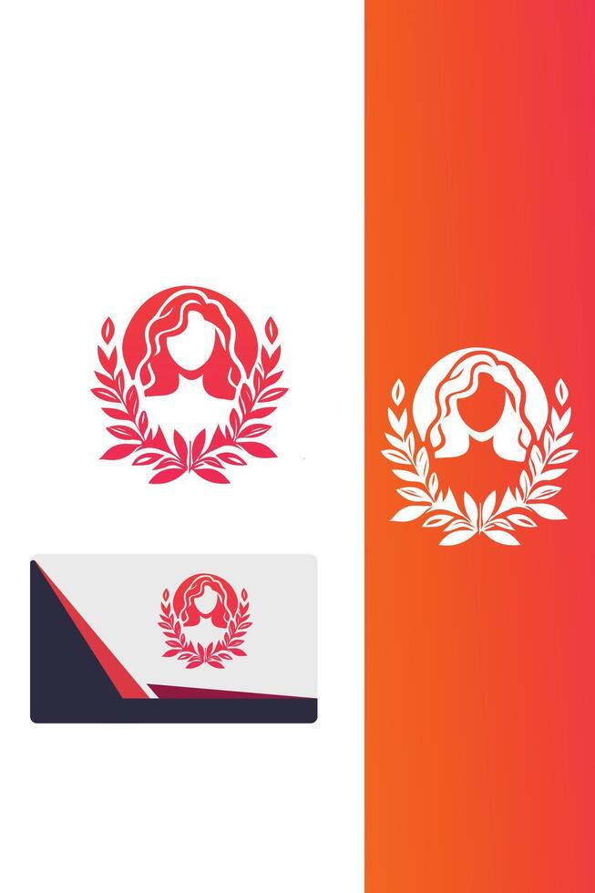 Queen Flaminine Girl Logo vector