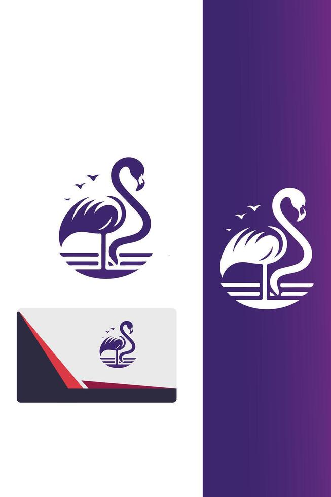 Wild Flame Flaminingo Logo vector