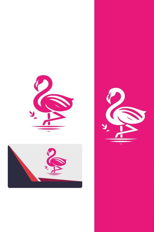 Flamingo Garden Logo vector