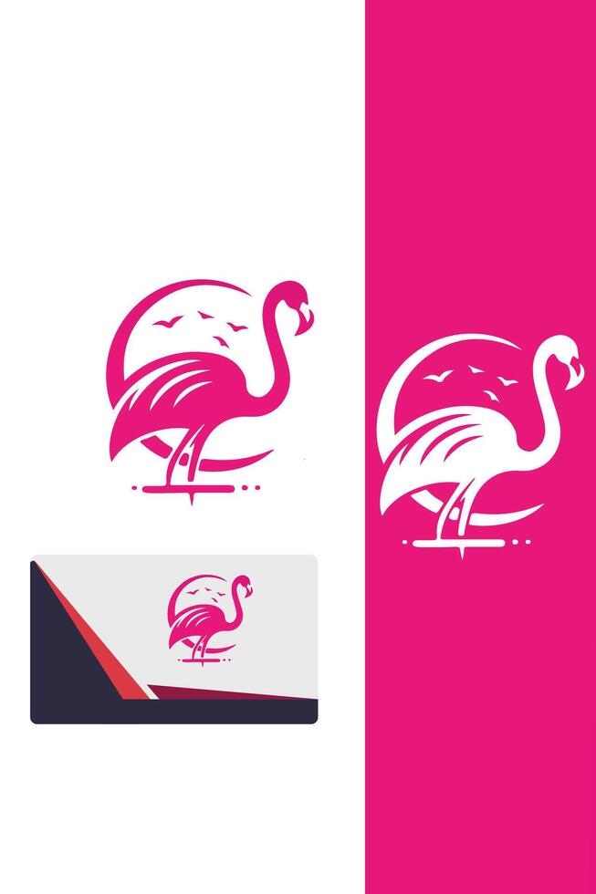 The Flamingo Lounge Logo vector
