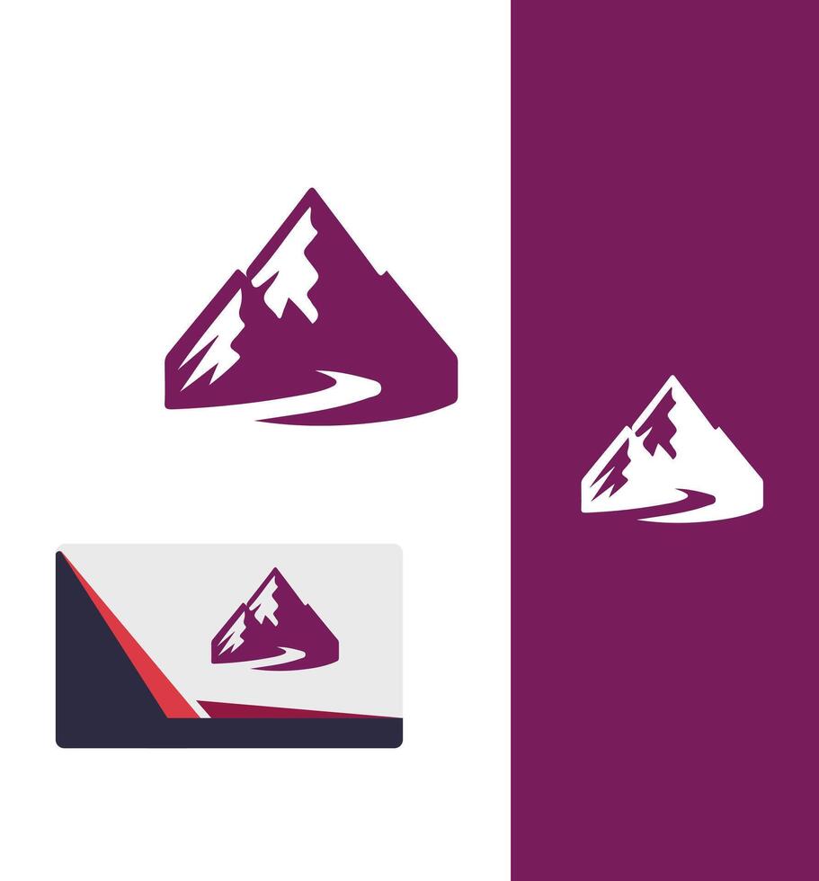 High Point Peak peak logo vector