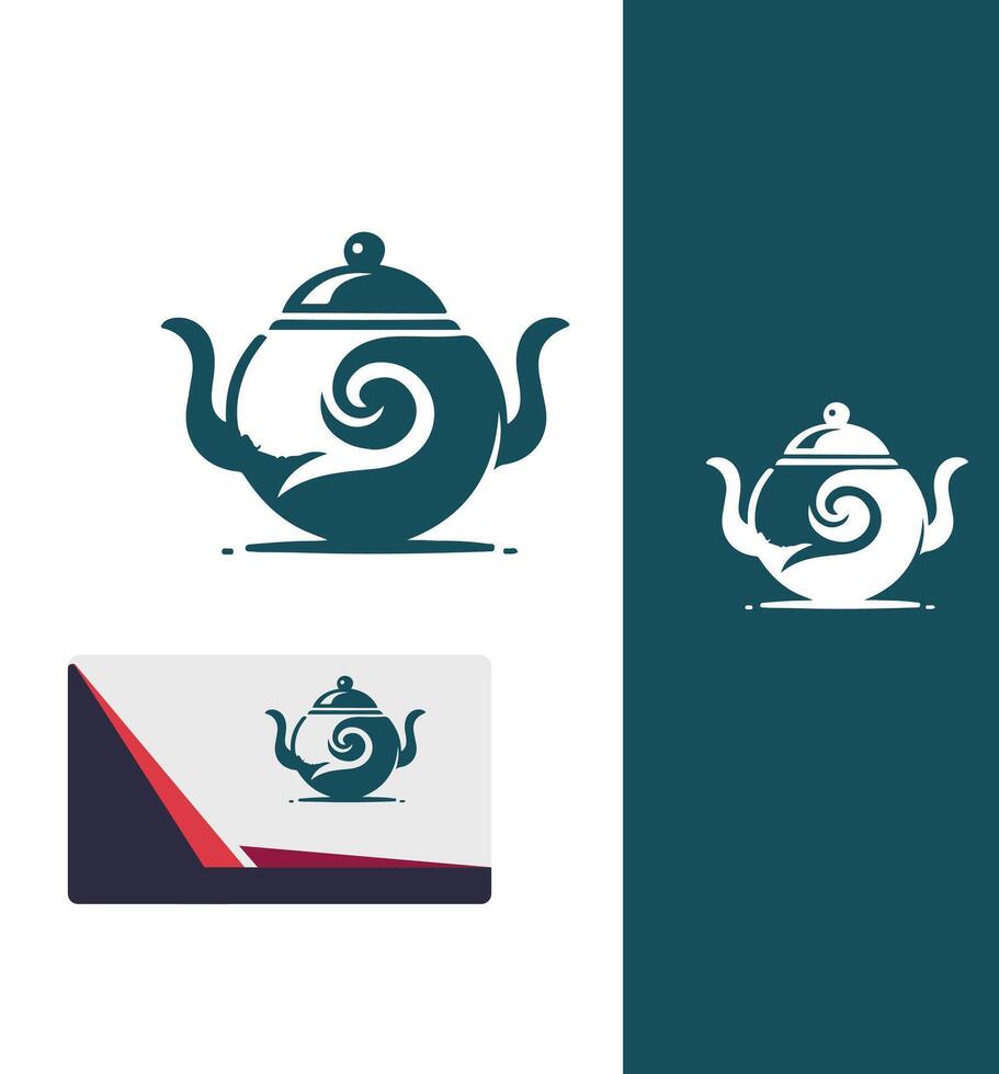 TeaLeaf Haven Logo Design vector