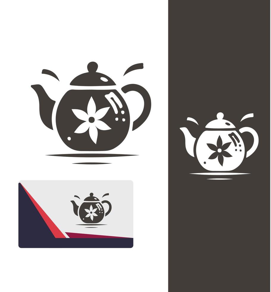 The Teapot Garden Logo vector