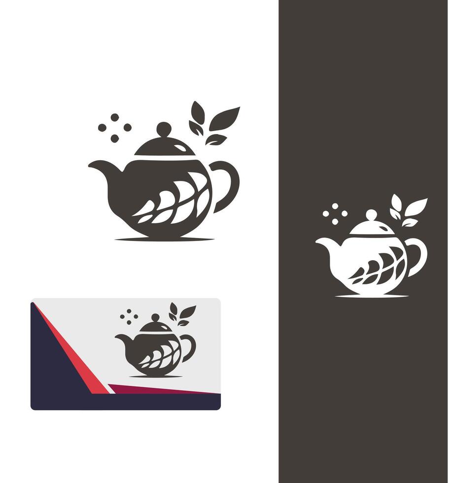 Moonlit Teapot Logo vector