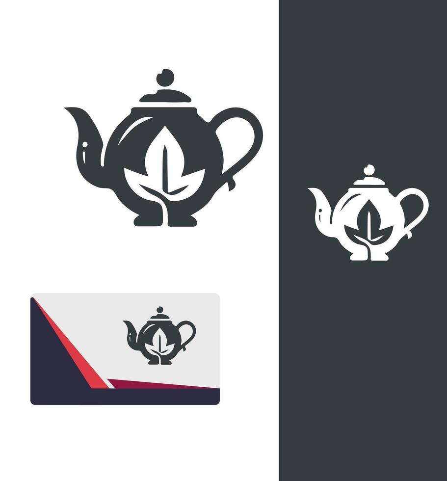 Steeped in Style Teapot Logo vector
