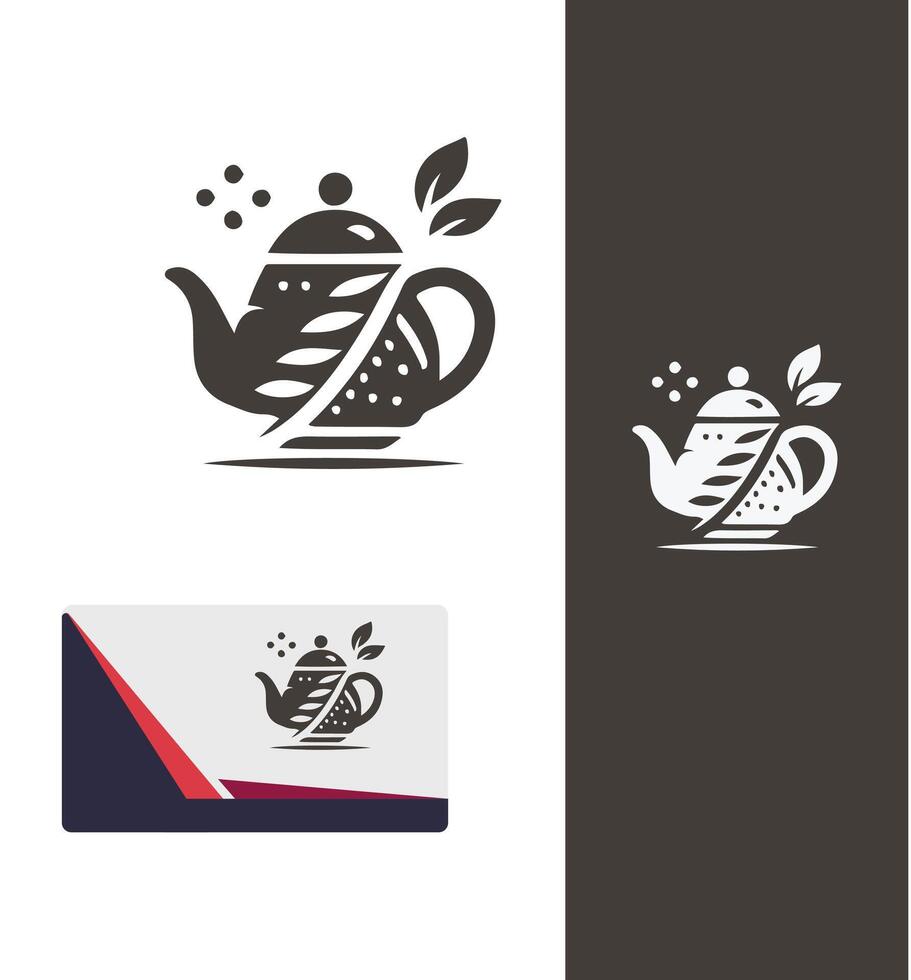 The Cozy Teapot Logo vector
