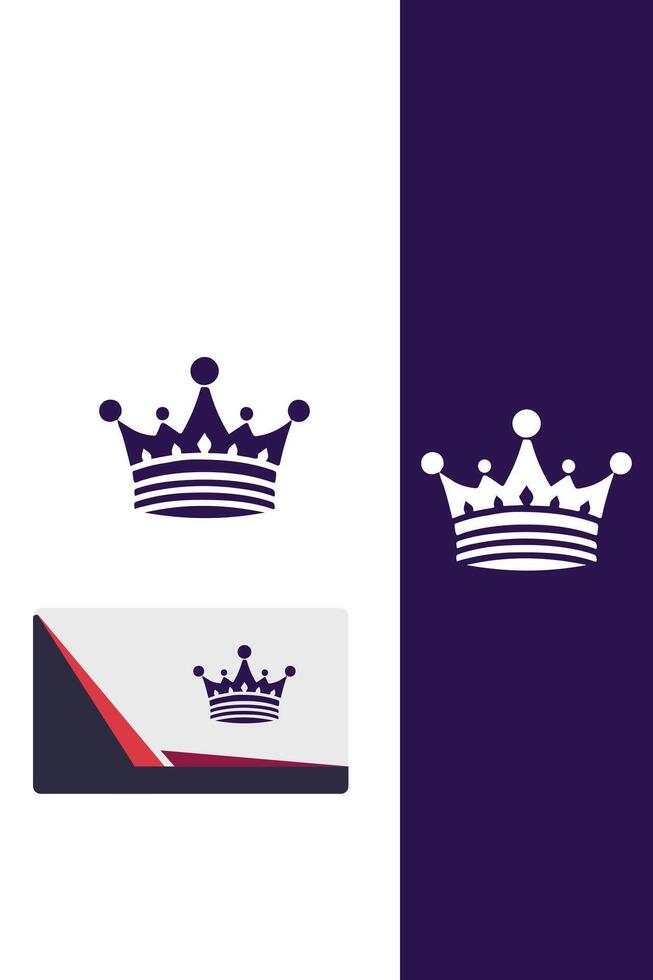 Eternal Majesty royal crown logo vector