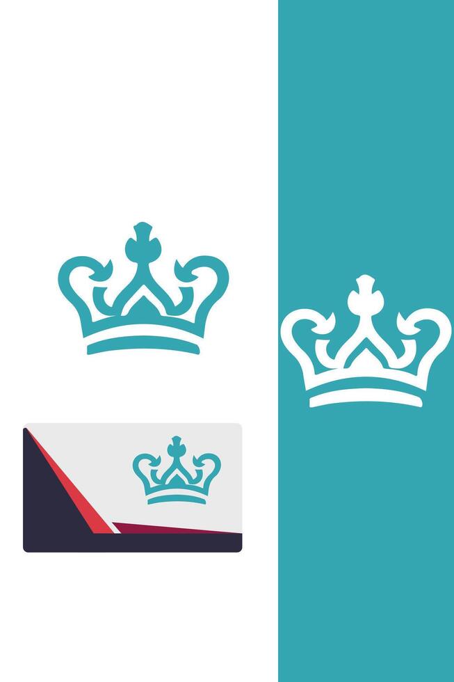 Tiara of the Kings royal crown logo vector