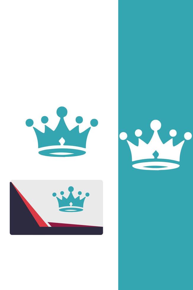 Divine Sovereign royal crown logo vector
