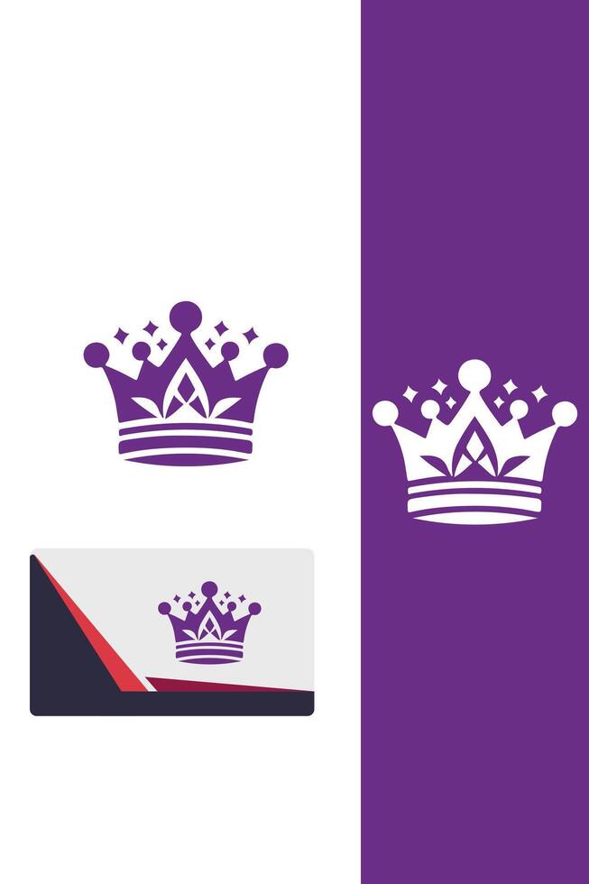 Regal Jewel royal crown logo vector