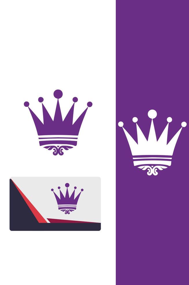Royal Flame royal crown logo vector