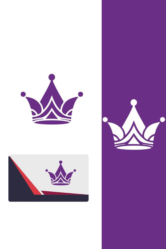 Queens Sparkle royal crown logo vector
