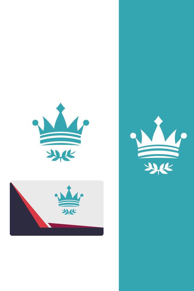Crown of Luxuria royal crown logo vector