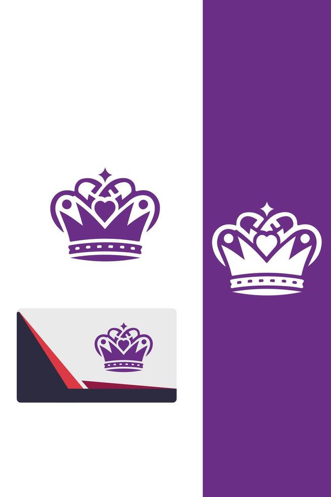 Sovereign Tiara royal crown logo vector