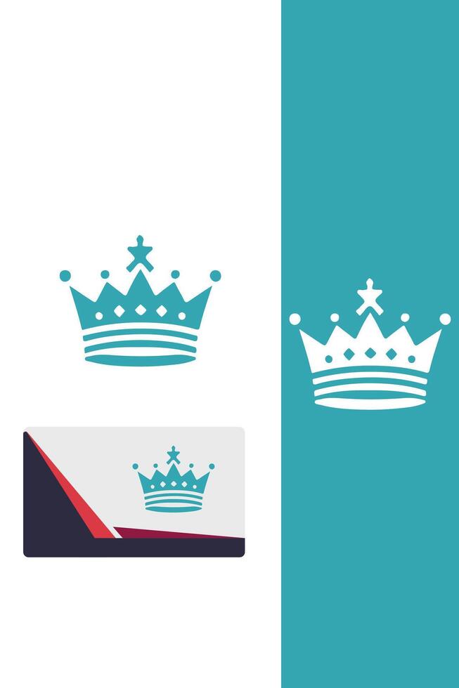 Regal Monarch royal crown logo vector
