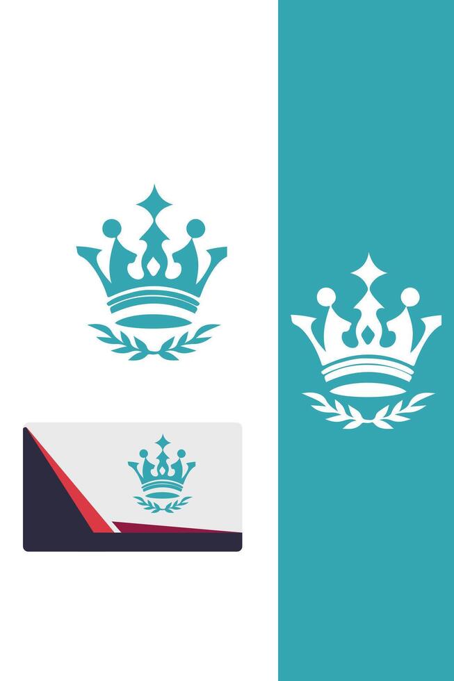 Crown of Perfection royal crown logo vector