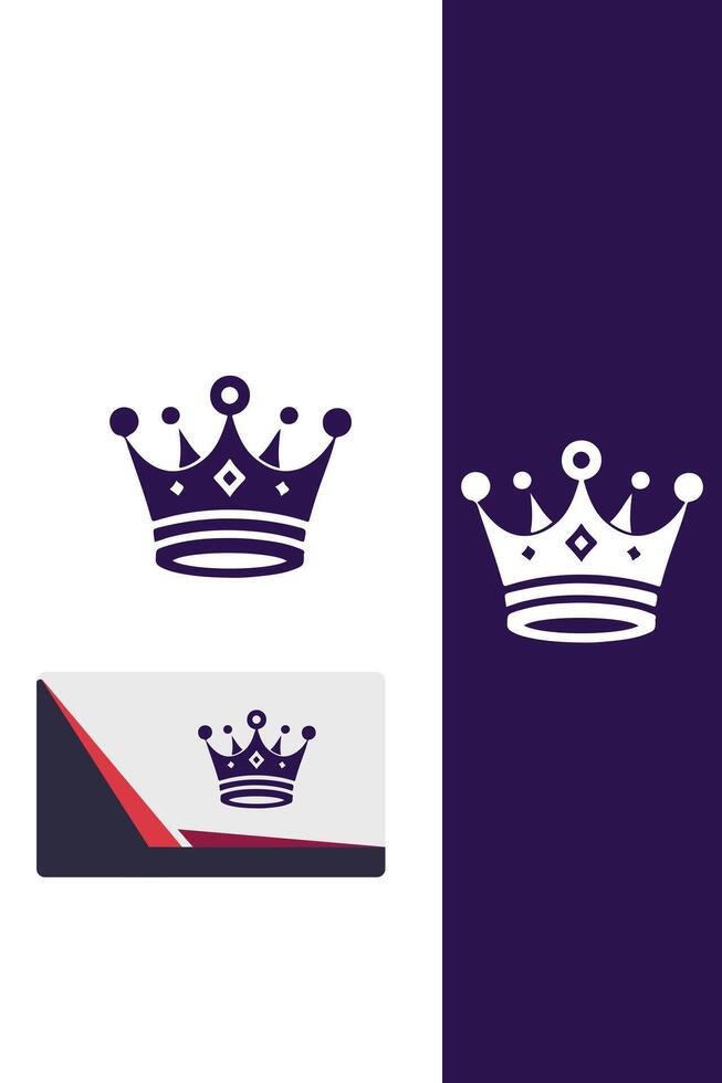 Kings Fortune royal crown logo vector