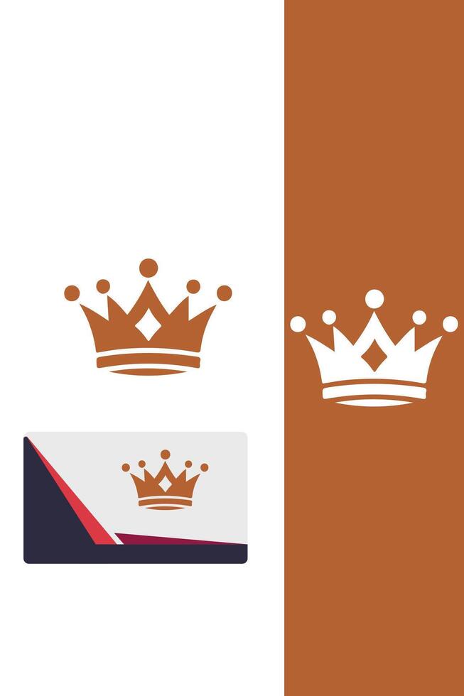 Majestic Jewel royal crown logo vector