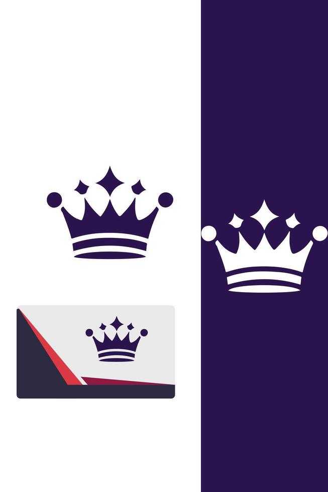 Rulers Halo royal crown logo vector
