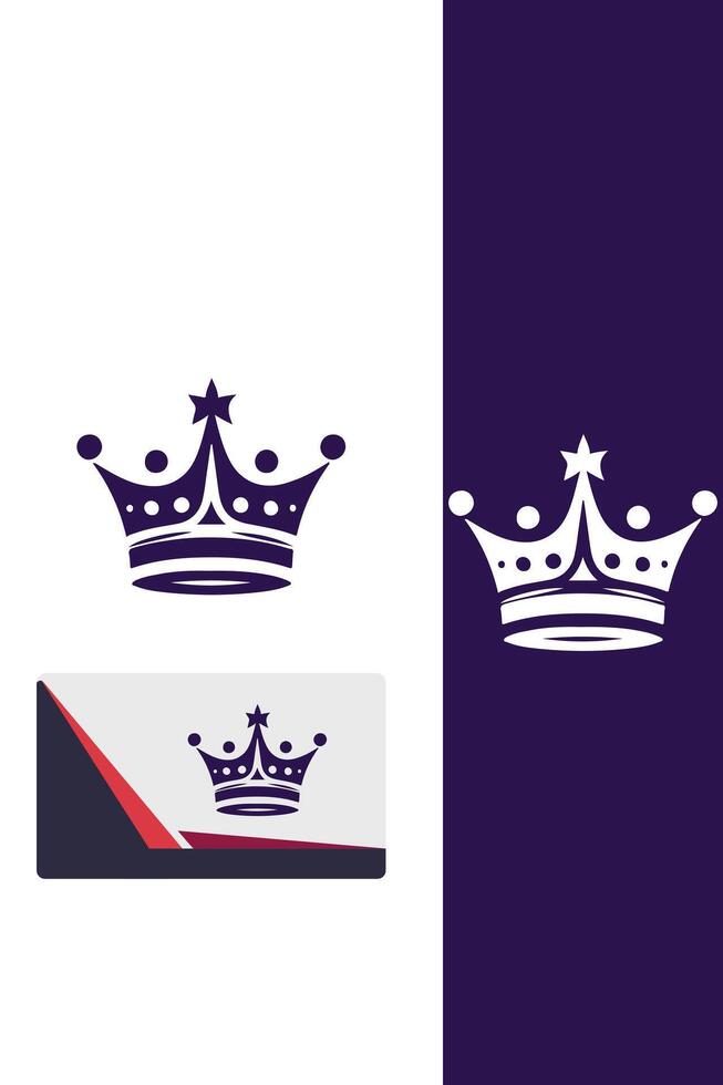 Imperial Sparkle royal crown logo vector