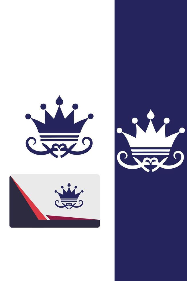 The Queens Crown royal crown logo vector
