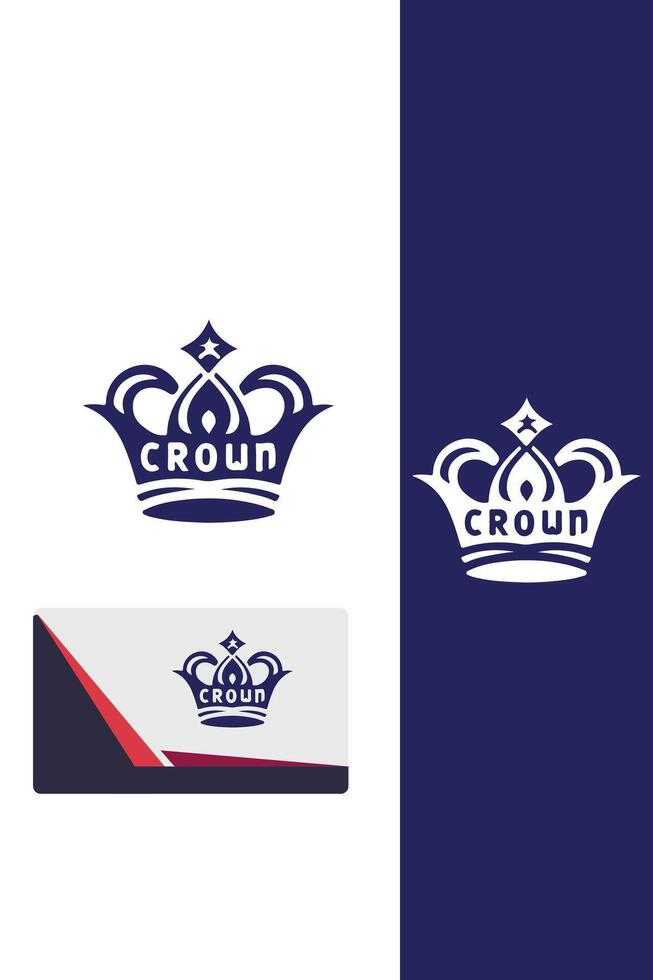 monarcas joya real corona logo vector
