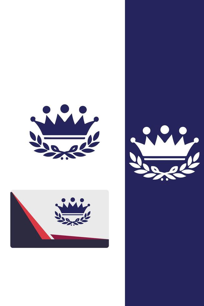 Crown of Wisdom royal crown logo vector