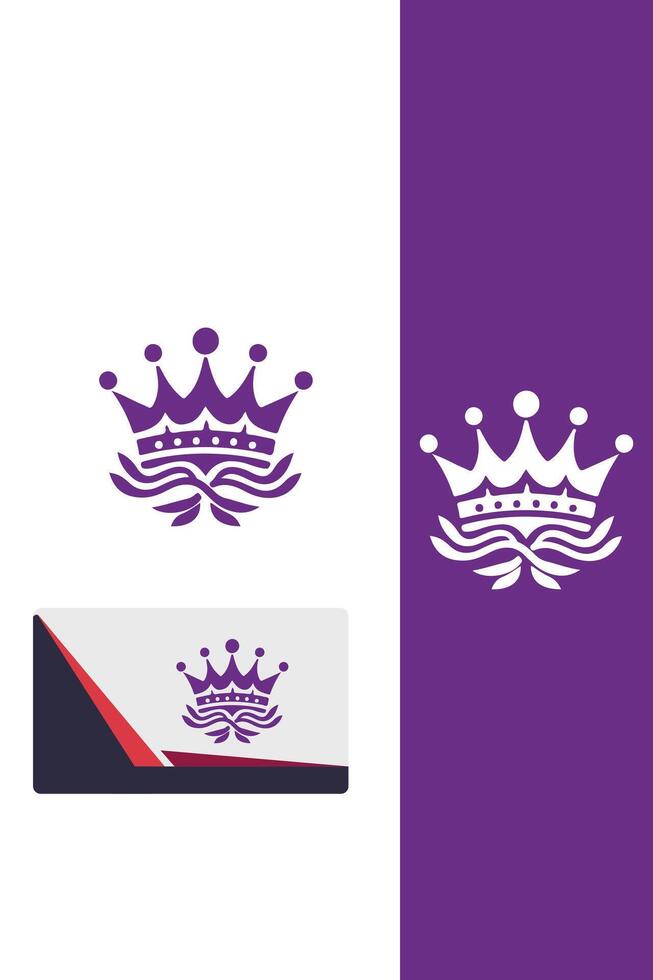 Glorious Diadem Royal Crown logo vector