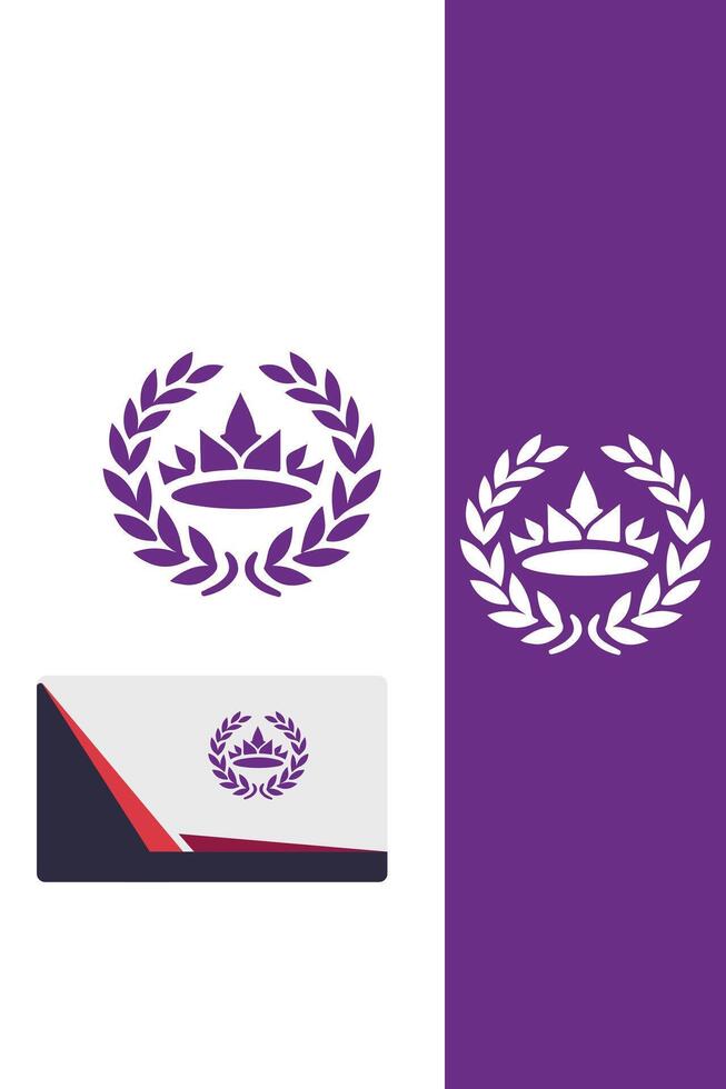Emperors Crest royal crown logo vector