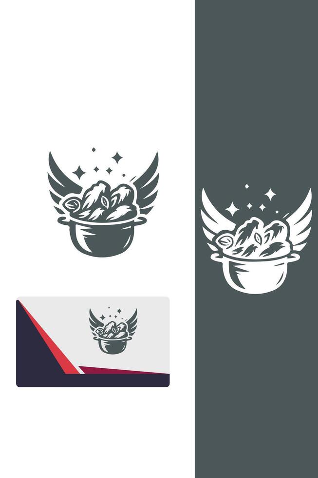 Fry Factory Fry Cooking logo vector