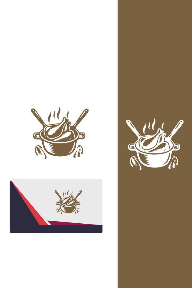 Crispy Perfection Fry Cooking logo vector
