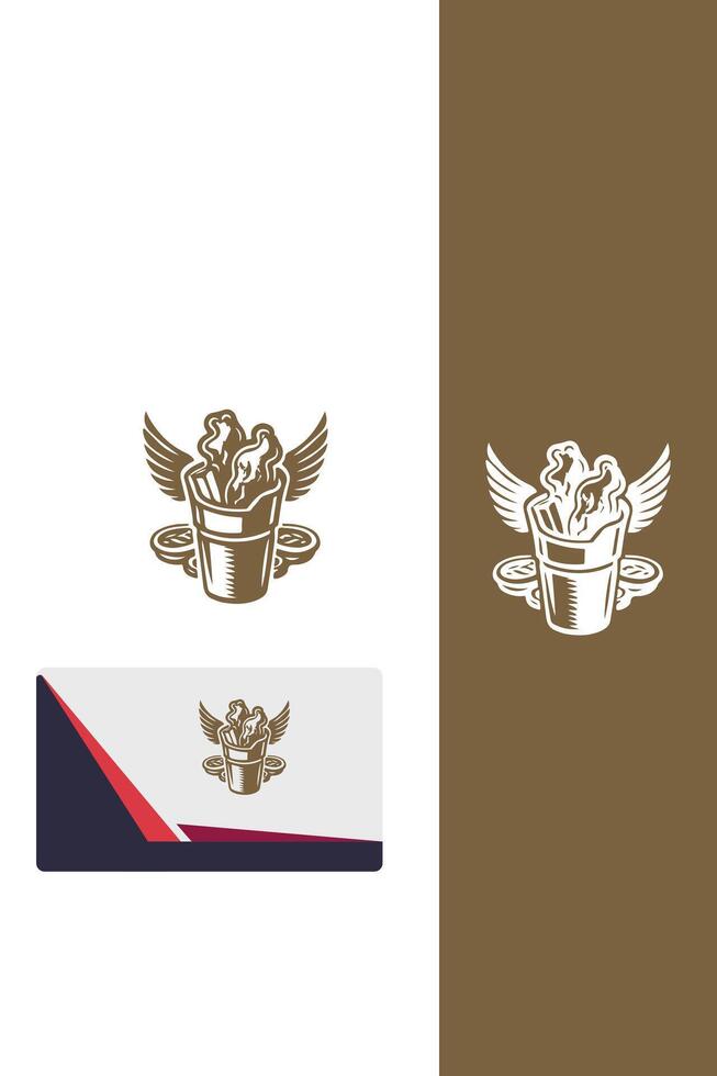 The Fry Lab Co Fry Cooking logo vector