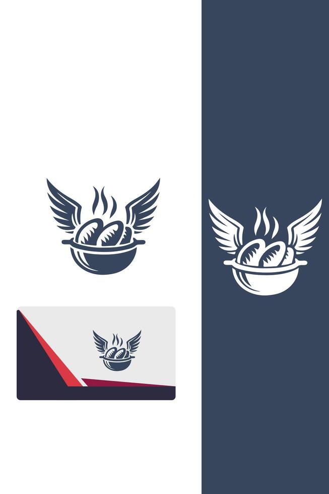 Crave Fry Fry Cooking logo vector