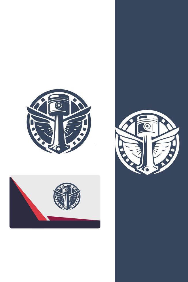 PistonFlight Studios Piston Wings logo vector