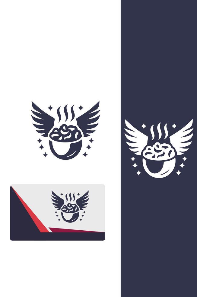 Crispy Delights Fry Cooking logo vector