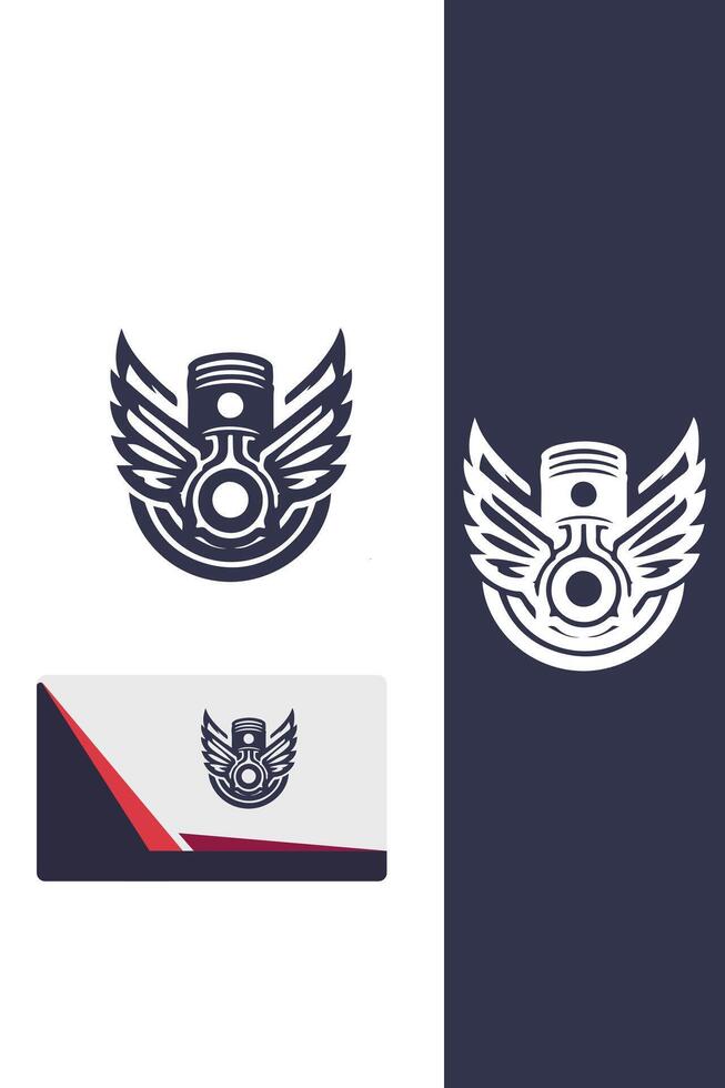 High Torque Wings Piston Wings logo vector