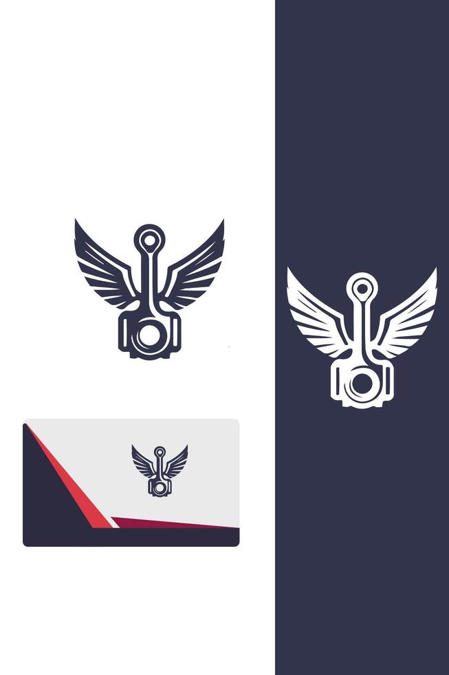 Vortex Pistons Piston Wings logo vector