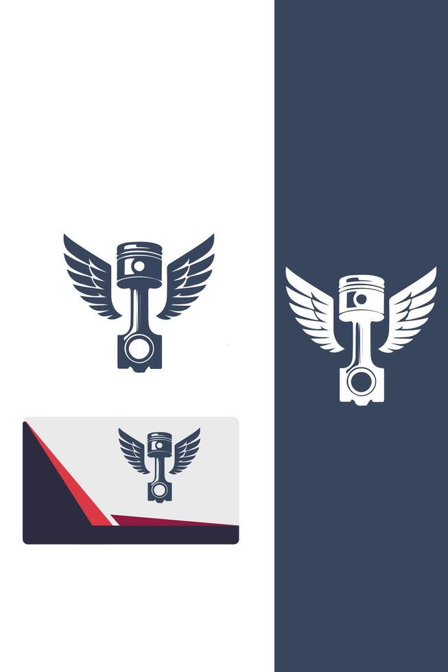 Thunderous Wings Piston Wings logo vector