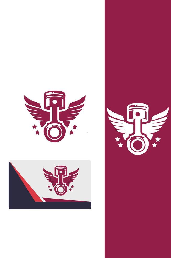 Speed Piston Wings Piston Wings logo vector