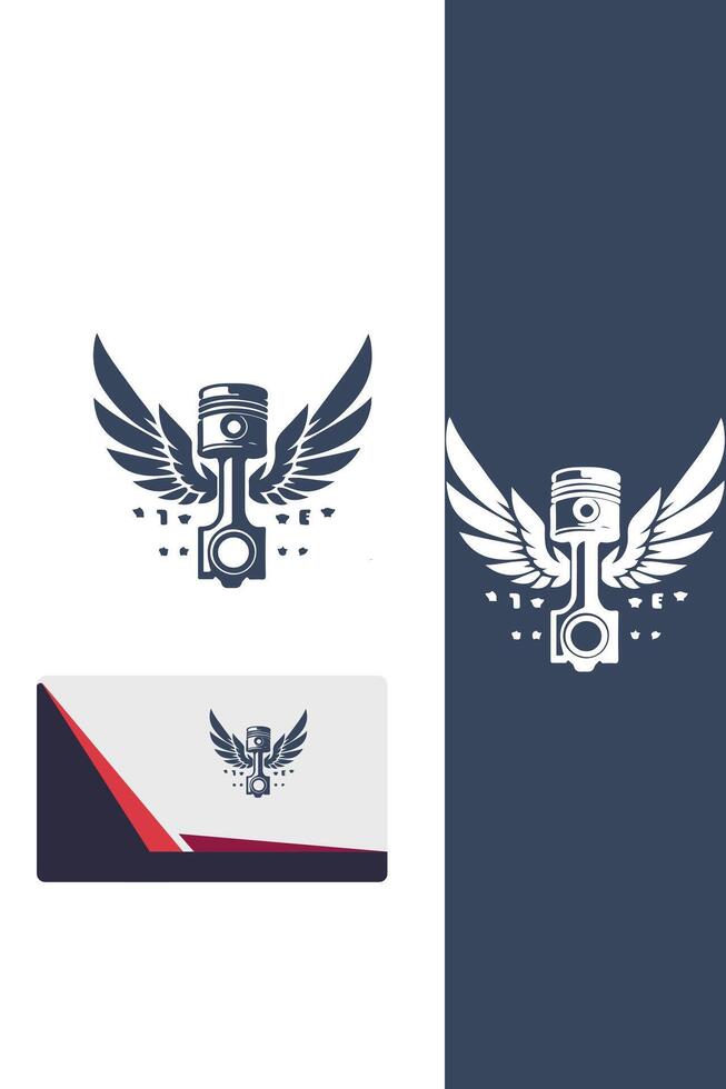 Piston Wings Co Piston Wings logo vector