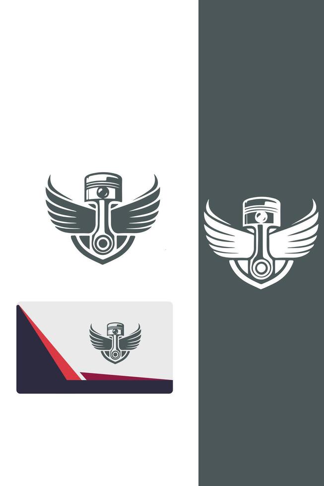 High Octane Wings Piston Wings logo vector