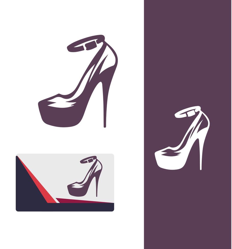 Gold Step Heels Logo vector